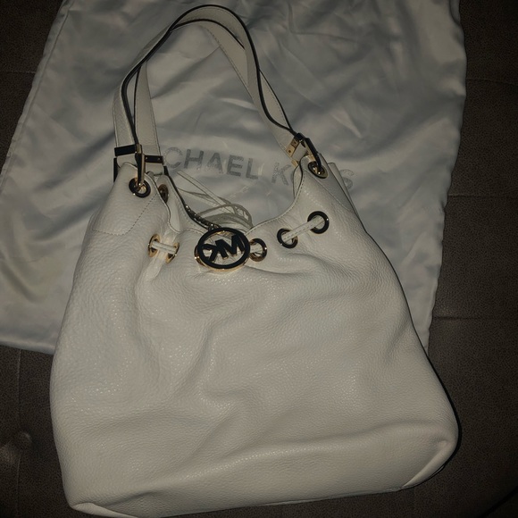 Authentic White MK Hobo Bag! - Picture 2 of 3
